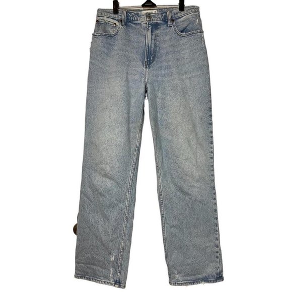 ABERCROMBIE & Fitch Ultra High Rise 90s Straight Jean size 28 - Picture 3 of 10